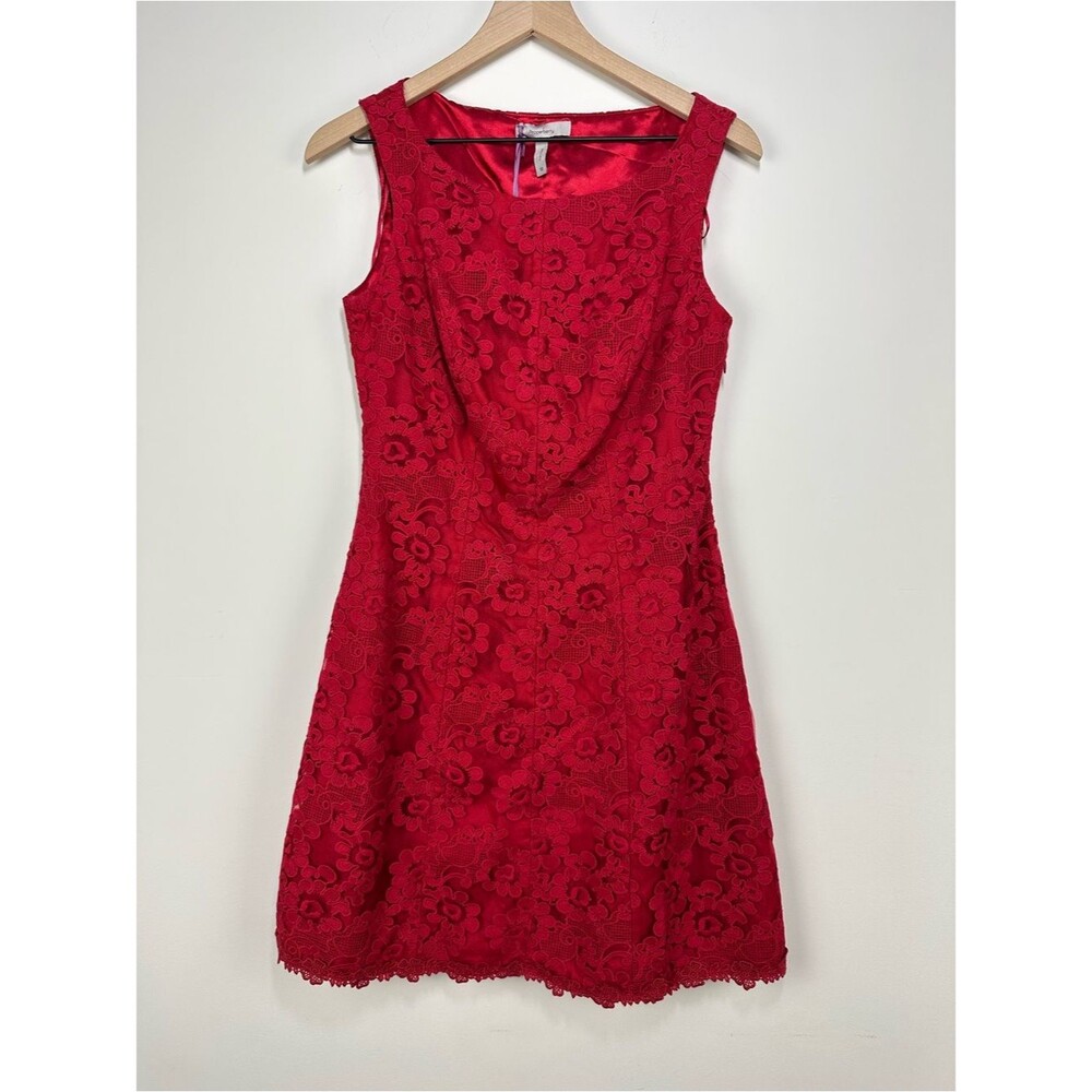 NEW! Pepperberry by Bravissimo Red Lace A Line Dress Really Curvy, US6 / UK10